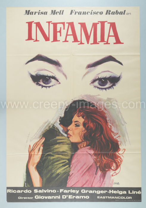 Death Will Have Your Eyes / La moglie giovane - Spanisches Plakat